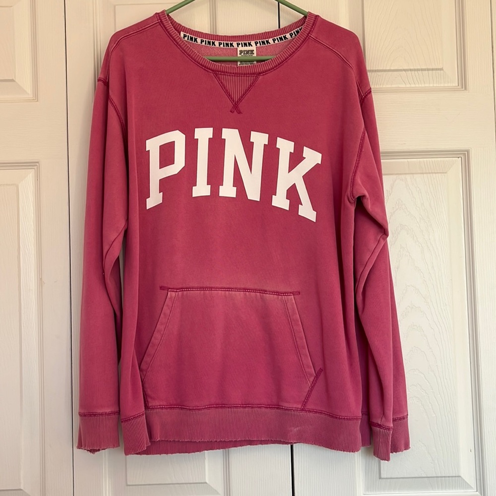Pink tunic sweatshirt